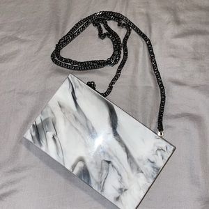 Zara Marble box crossbody bag